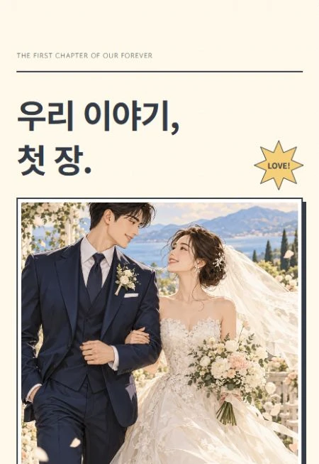 우리 이야기, 첫 장 디자인